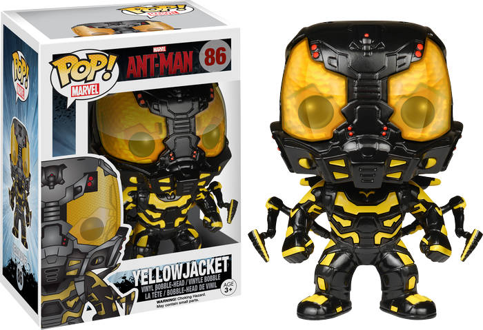 Yellow Jacket - Ant-Man Marvel Pop! Vinyl #86 - Ozzie Collectables