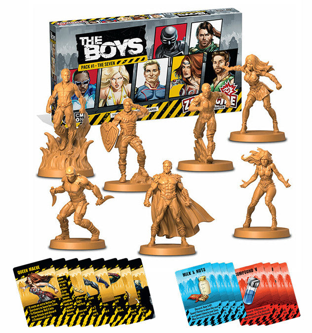 Zombicide The Boys Pack 1 The Seven with Abominations Promo Pack